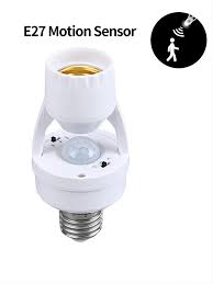 E27 PIR Motion Sensor Light Bulb Socket Adapter - Digital Traders