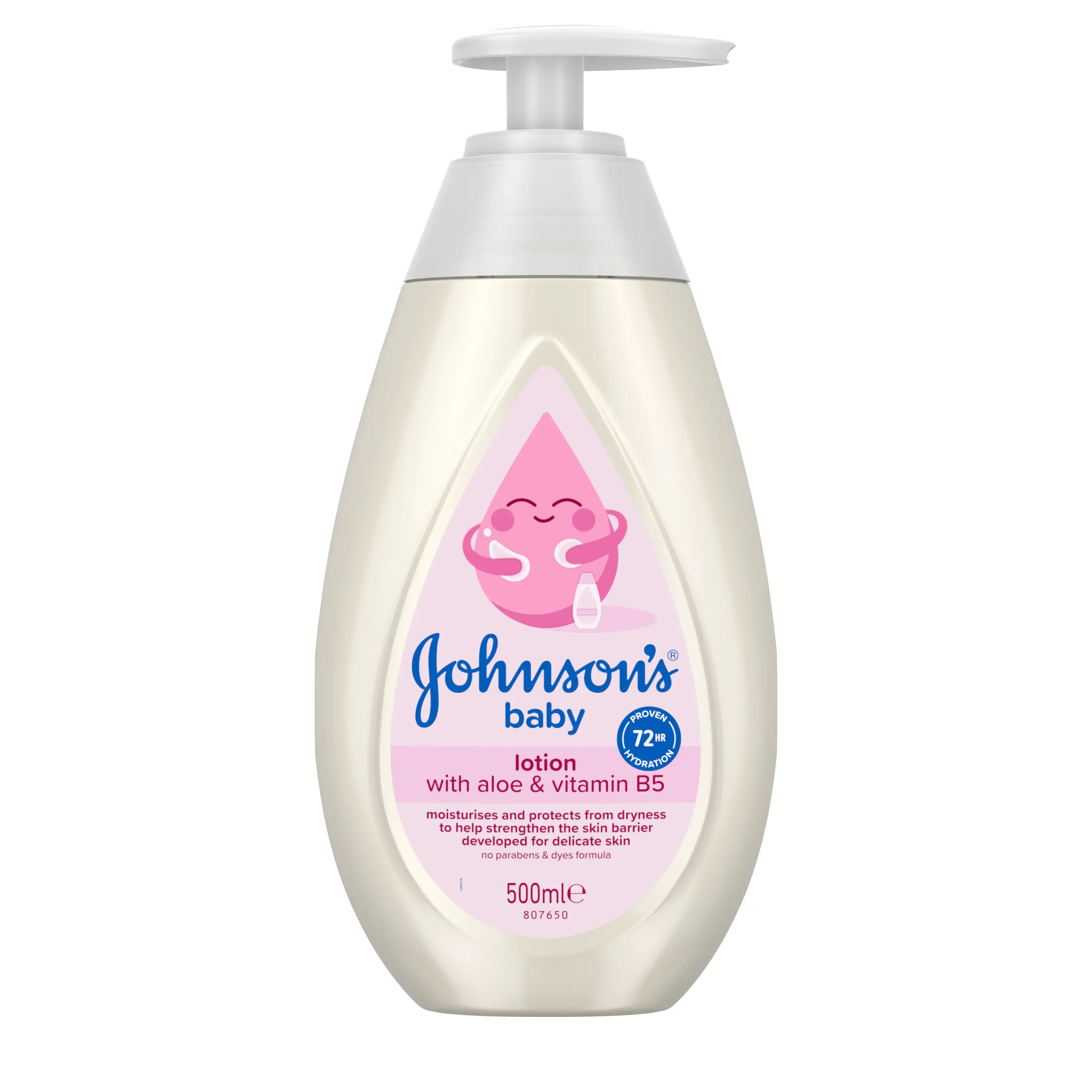 Johnson's Baby Lotion with Aloe & Vitamin B5 500ml