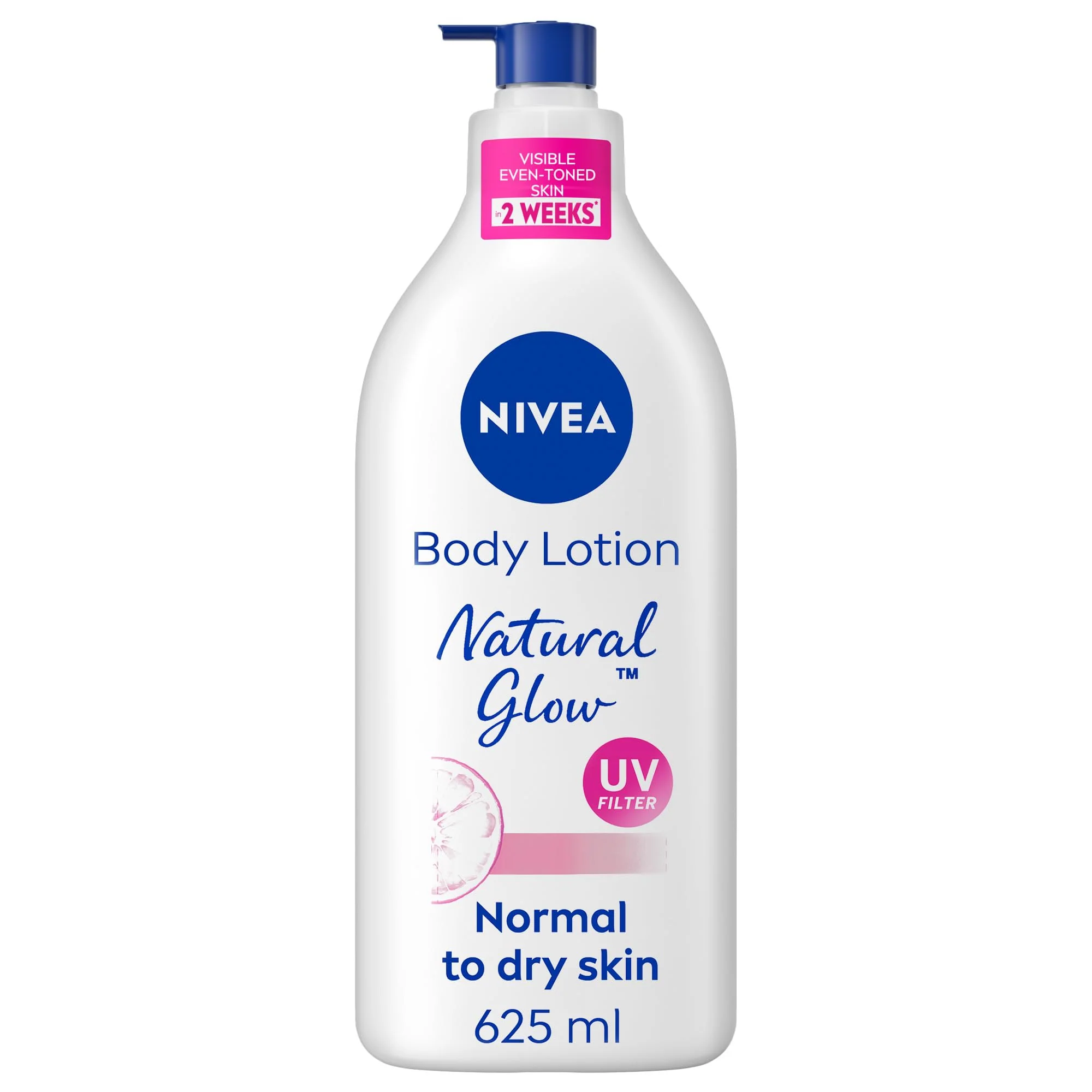 NIVEA Natural Glow Body Lotion with Vitamin C & UV Filter