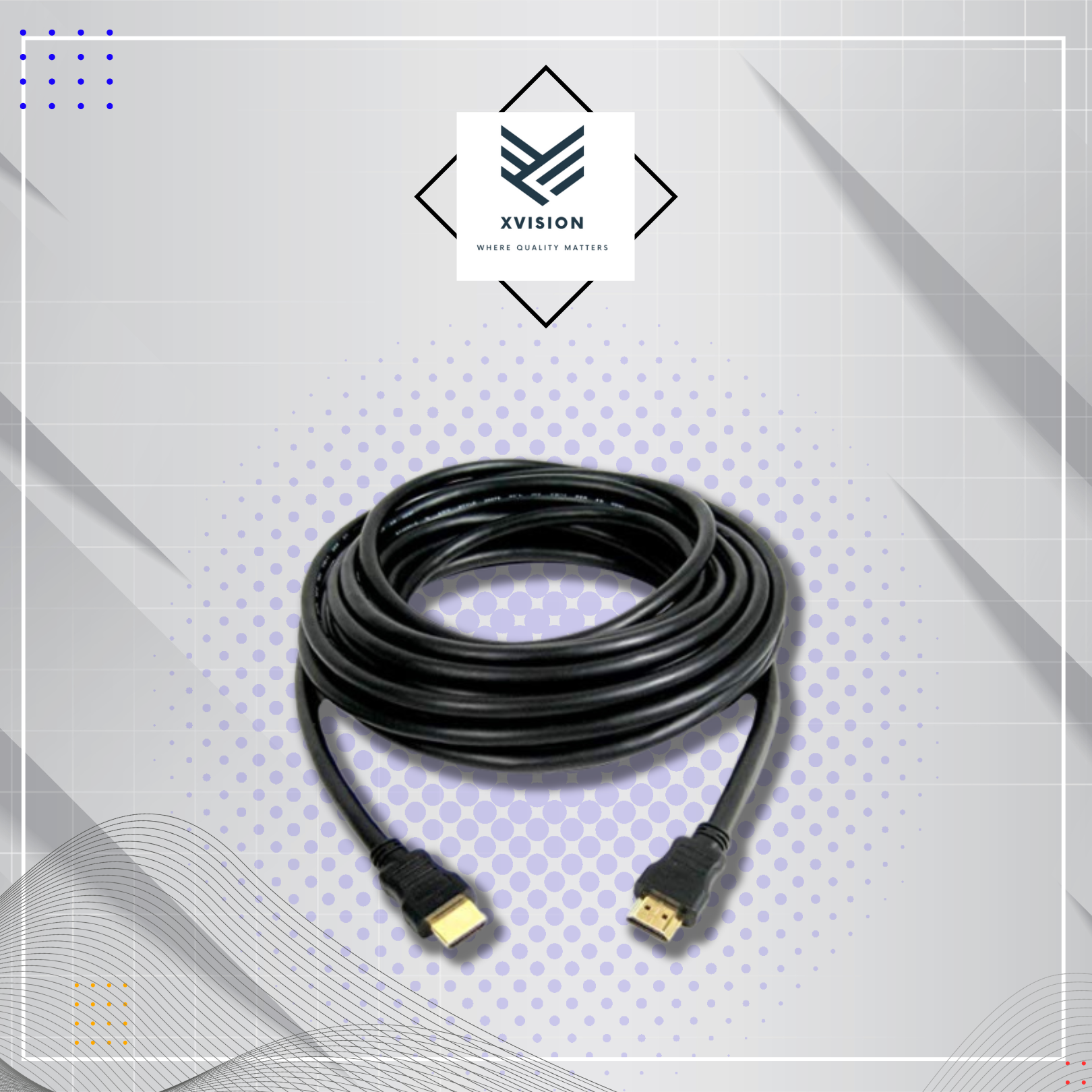 HDMI 2.0 Premium High-Speed Cable 5 Meter | 4K Ultra HD HDTV Cable
