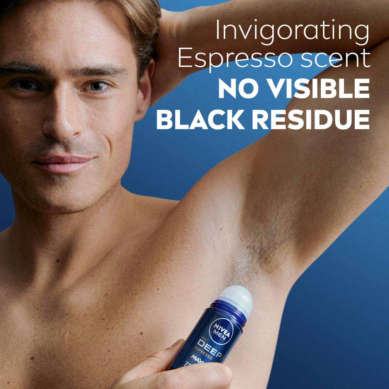 NIVEA MEN Deep Black Carbon Espresso Roll-On Deodorant 50ml |