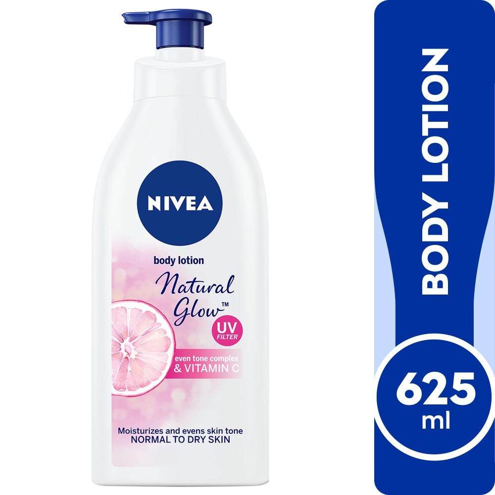 NIVEA Natural Glow Body Lotion with Vitamin C & UV Filter