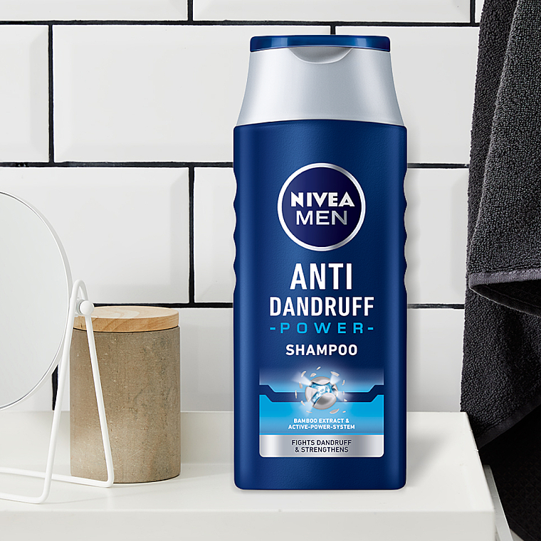 NIVEA MEN Anti-Dandruff Shampoo Extra Bamboo Power 150ml | Removes Dandruff & Strengthens Hair