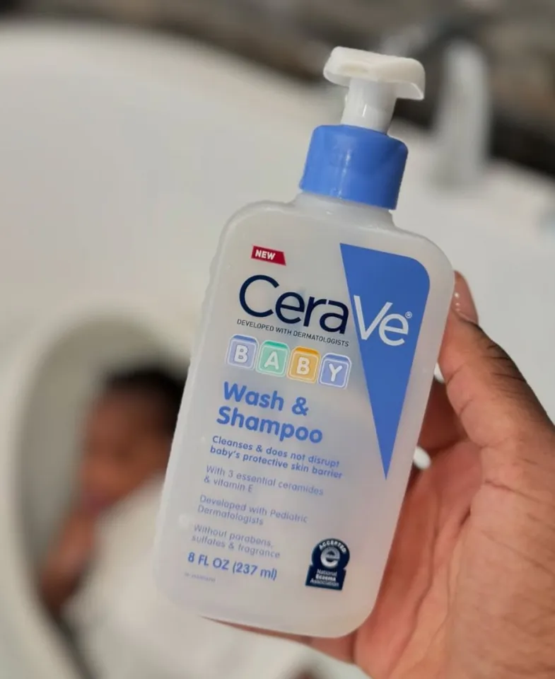 CeraVe Baby Wash & Shampoo 473ml | Tear-Free Gentle Baby Cleanser