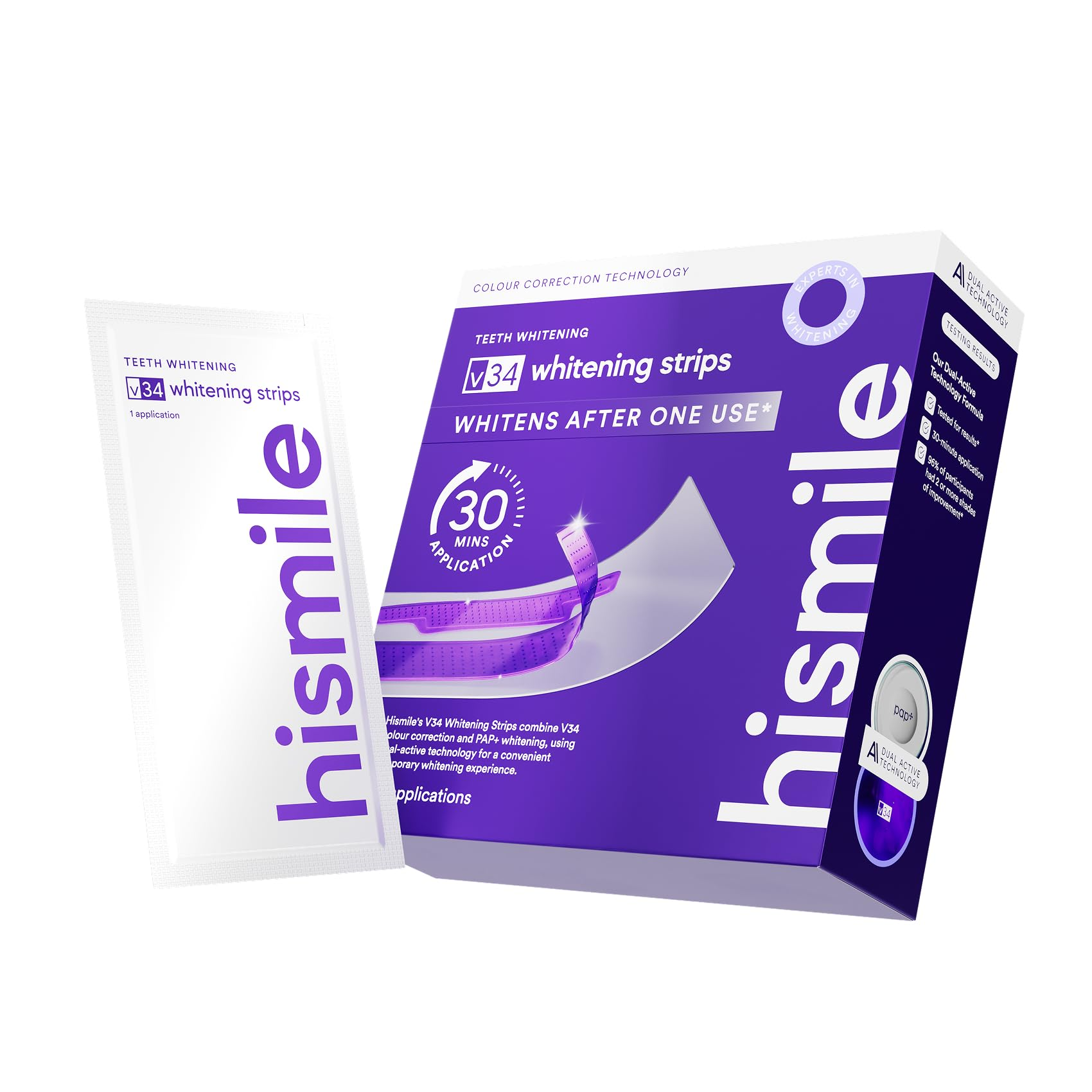 Purple Teeth Whitening Strips