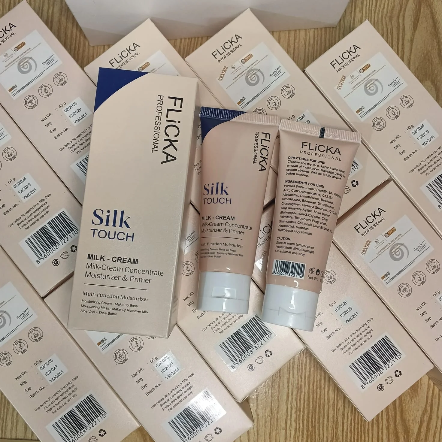 FLICKA Silk Touch Milk Cream – Moisturizer & Makeup Primer