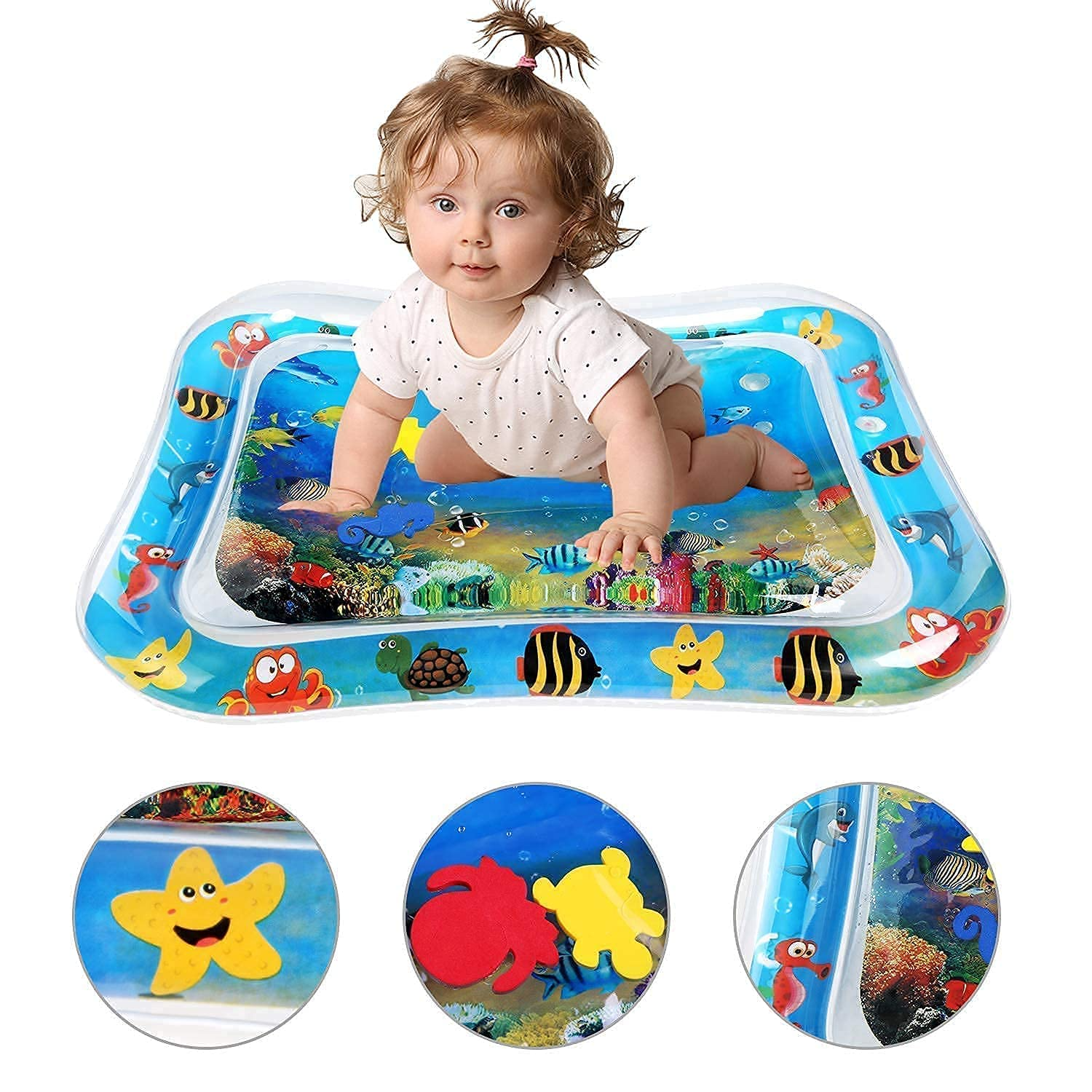 Inflatable Baby Water Play Mat – Leakproof Tummy Time Activity Mat for Kids - Digital Traders