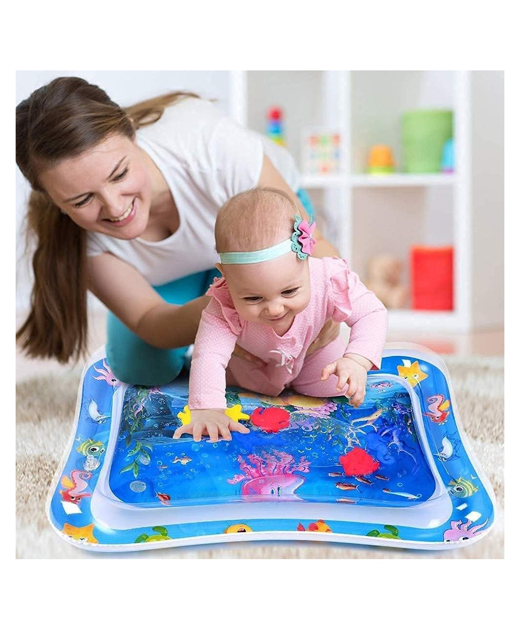 Inflatable Baby Water Play Mat – Leakproof Tummy Time Activity Mat for Kids - Digital Traders