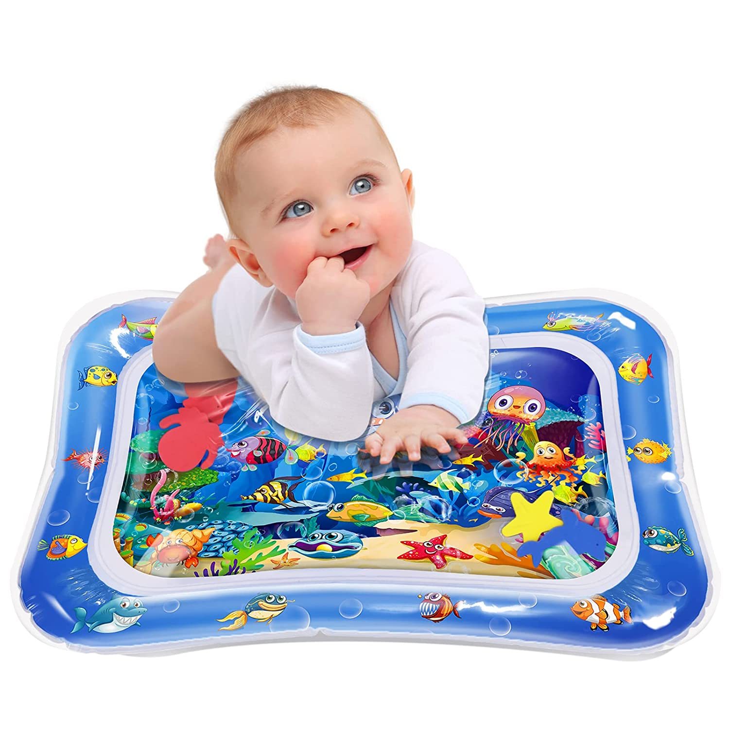 Inflatable Baby Water Play Mat – Leakproof Tummy Time Activity Mat for Kids - Digital Traders