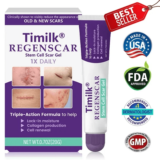Timilk Regenscar Scar Gel 20g – Advanced Scar Care Gel for Skin - Digital Traders